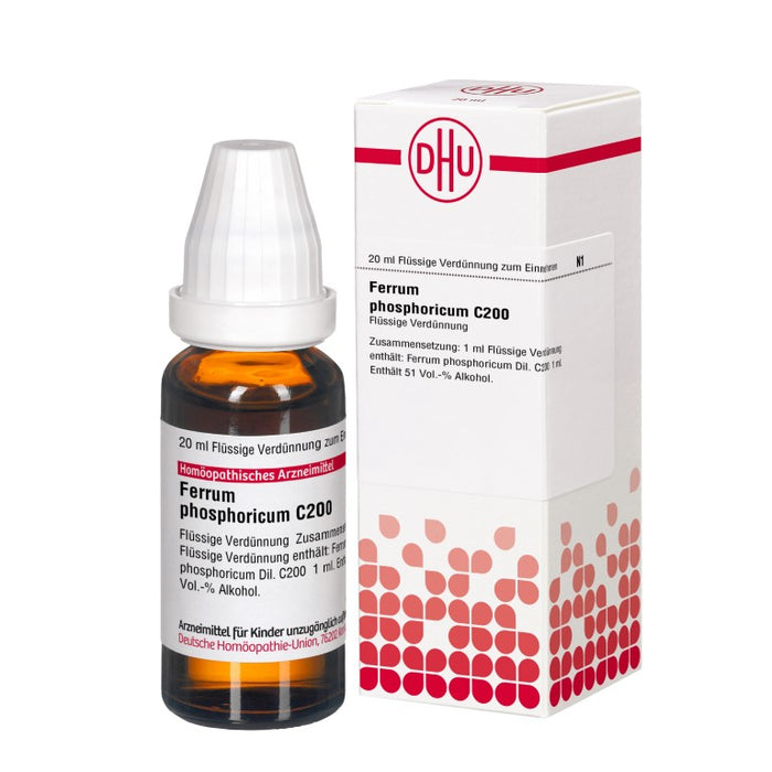 Ferrum phosphoricum C200 DHU Dilution, 20 ml Lösung