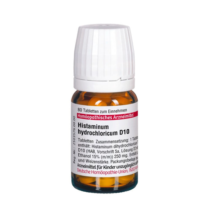 DHU Histaminum hydrochloricum D10 Tabletten, 80 St. Tabletten