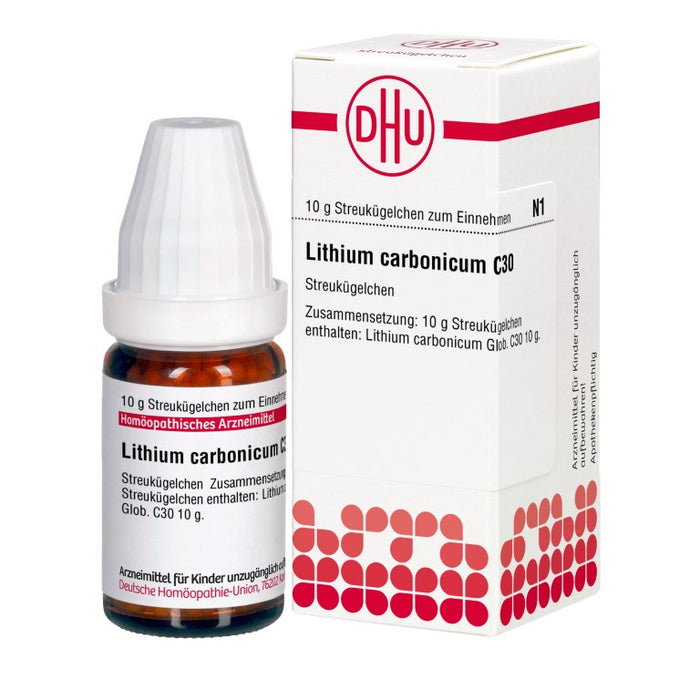 DHU Lithium carbonicum C30 Streukügelchen, 10 g Globules