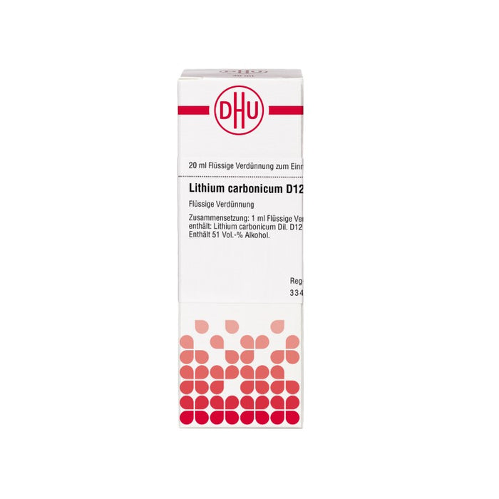 Lithium carbonicum D12 DHU Dilution, 20 ml Lösung