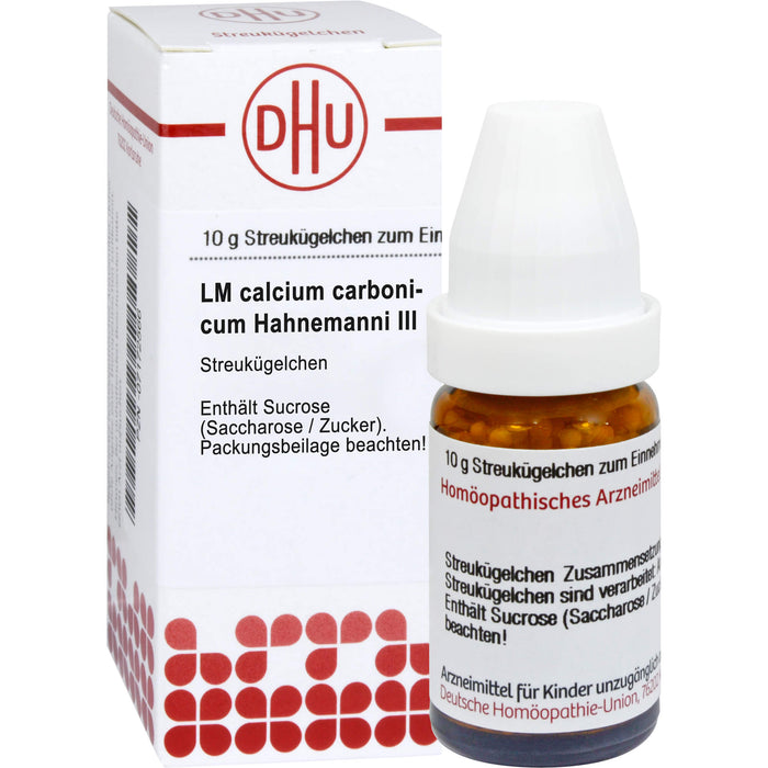 Calcium carbonicum Hahnemanni LM III DHU Globuli, 5 g Globuli