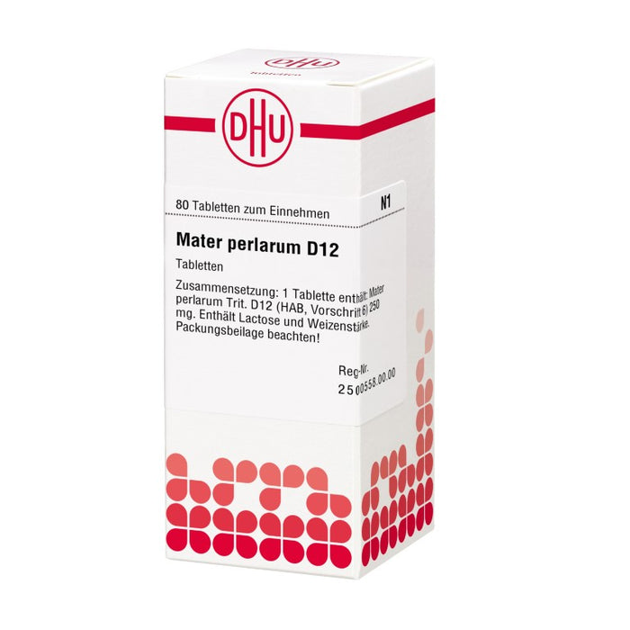 DHU Mater perlarum D12 Tabletten, 80 pc Tablettes