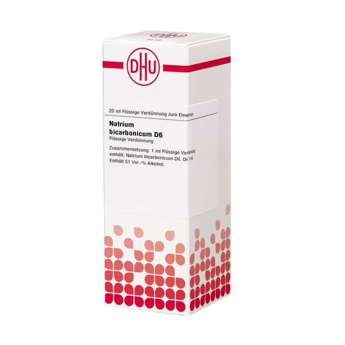 DHU Natrium bicarbonicum D6 Dilution, 20 ml Lösung