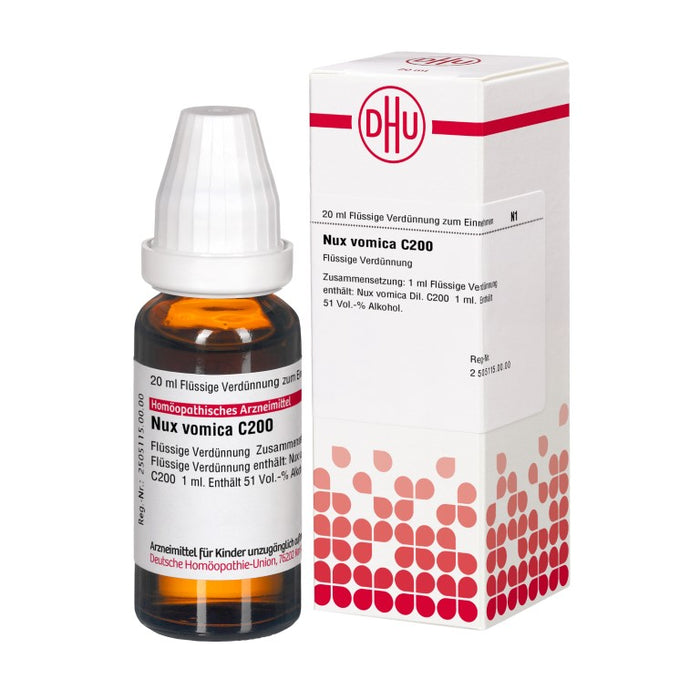 DHU Nux vomica C200 Dilution, 20 ml Lösung