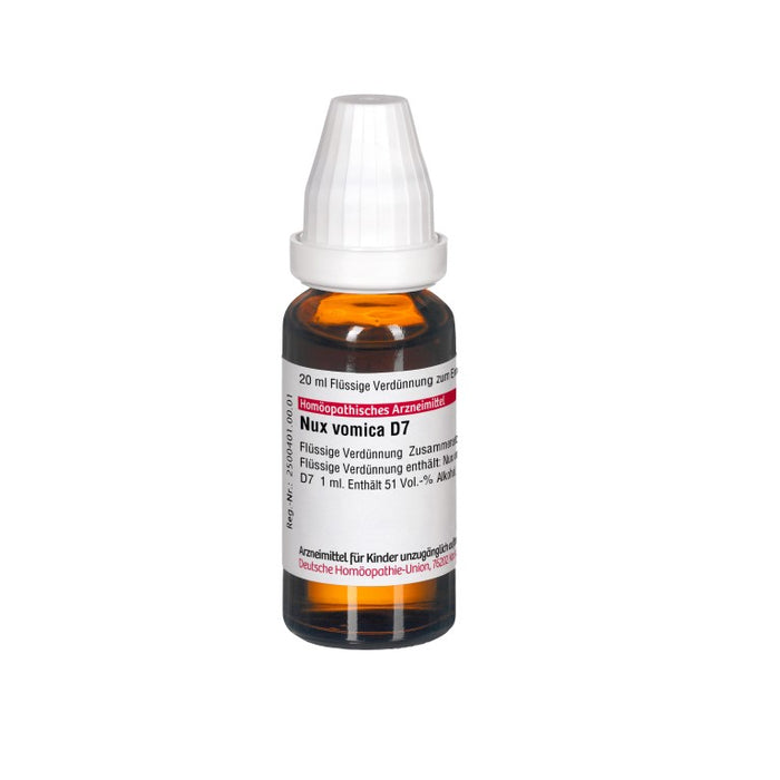 DHU Nux vomica D7 Dilution, 20 ml Lösung