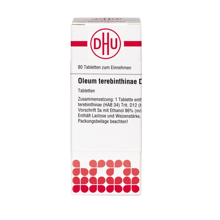 Oleum terebinthinae D12 DHU Tabletten, 80 St. Tabletten