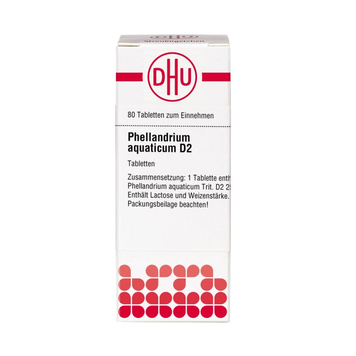 Phellandrium aquaticum D2 DHU Tabletten, 80 St. Tabletten