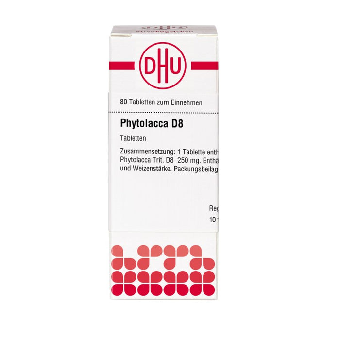 DHU Phytolacca D8 Tabletten, 80 St. Tabletten