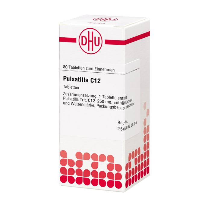 DHU Pulsatilla C12 Tabletten, 80 St. Tabletten