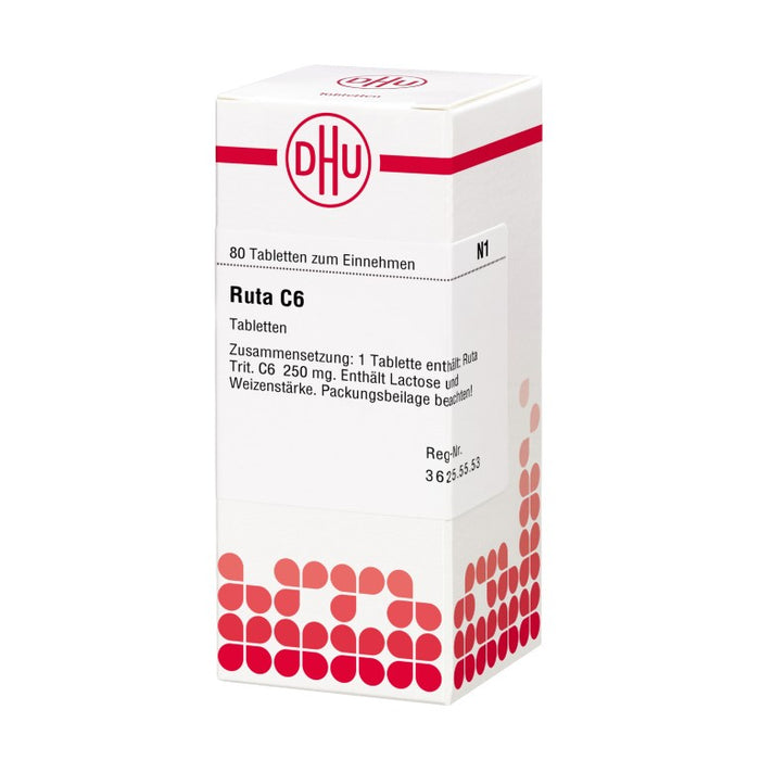 DHU Ruta C6 Tabletten, 80 pcs. Tablets