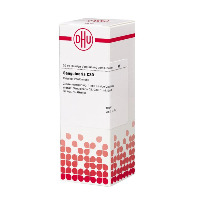 Sanguinaria C30 DHU Dilution, 20 ml Lösung