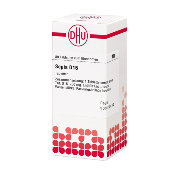 Sepia D15 DHU Tabletten, 80 St. Tabletten