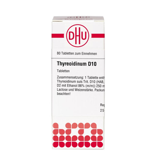 DHU Thyreoidinum D10 Tabletten, 80 St. Tabletten