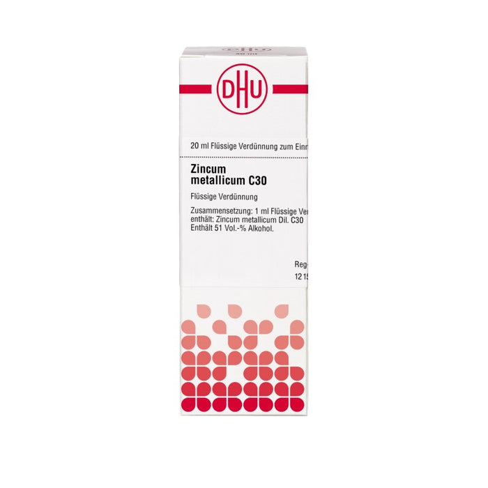 Zincum metallicum C30 DHU Dilution, 20 ml Lösung