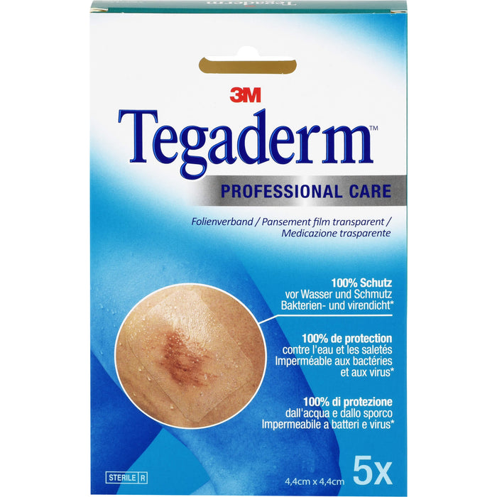 Tegaderm 3M Film Folienverband 4,4 cm x 4,4 cm, 5 pc Pansement