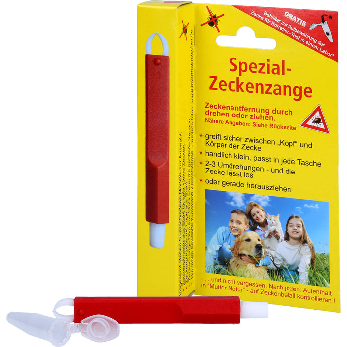 Pharma Brutscher Spezial-Zeckenzange, 1 pc Suppression des tiques