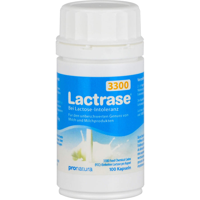 Lactrase 3300 bei Lactose-Intoleranz Kapseln, 100 pc Capsules