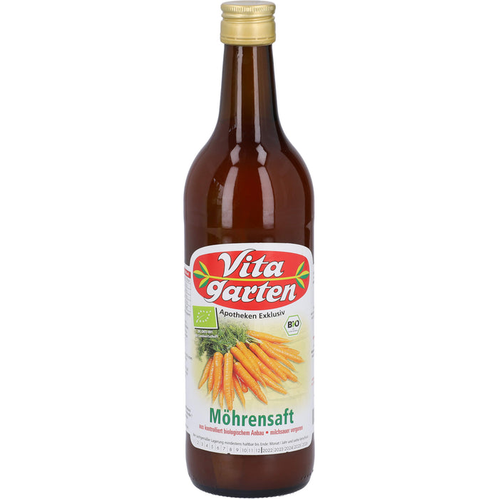 Vitagarten Möhrensaft biologisch, 750 ml Lösung