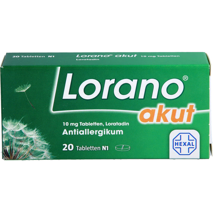 Lorano akut Tabletten, 20 St. Tabletten