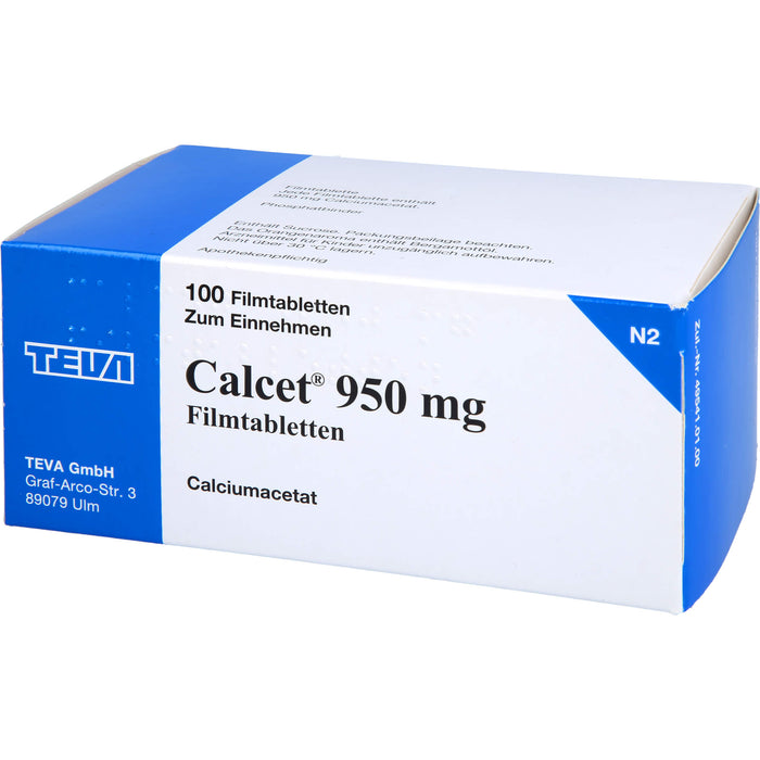 Calcet 950 mg Filmtabletten, 100 St FTA