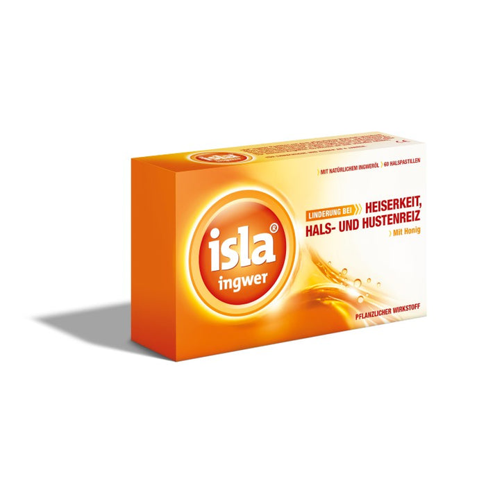 isla ingwer Halspastillen, 60 pc Pastilles