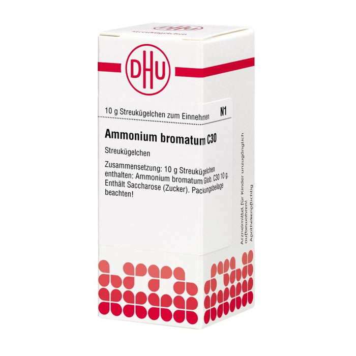 Ammonium bromatum C30 DHU Globuli, 10 g Globuli