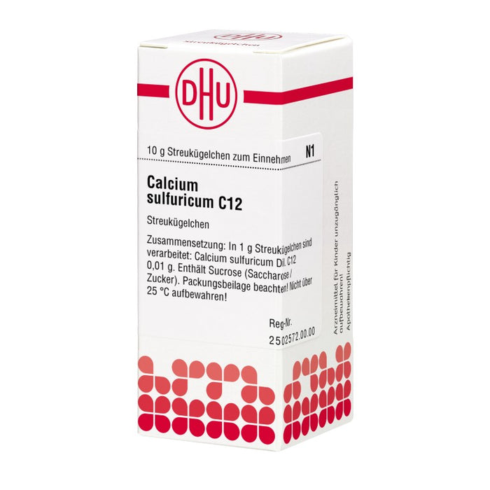 DHU Calcium sulfuricum C12 Streukügelchen, 10 g Globules