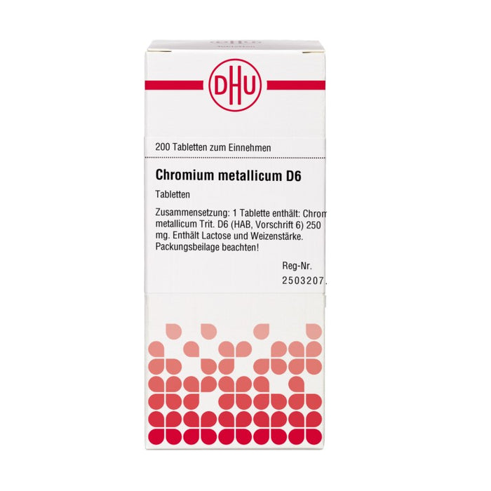 DHU Chromium metallicum D6 Tabletten, 200 St. Tabletten