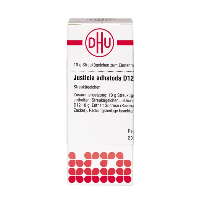 Justica adhatoda D12 DHU Globuli, 10 g Globuli