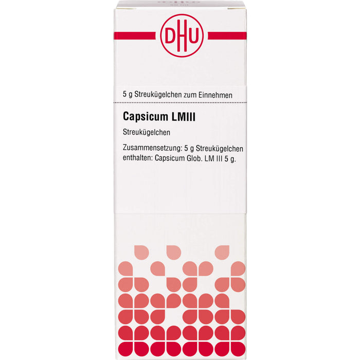 Capsicum LM III DHU Globuli, 5 g Globuli