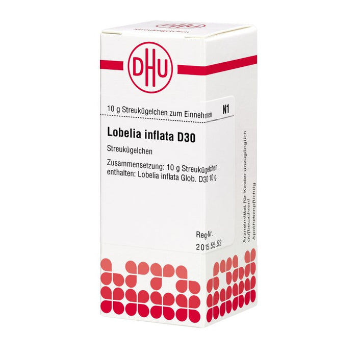 DHU Lobelia inflata D 30 Streukügelchen, 10 g Globules