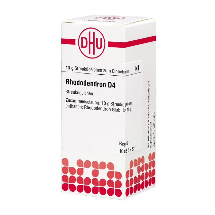 DHU Rhododendron D4 Streukügelchen, 10 g Globules