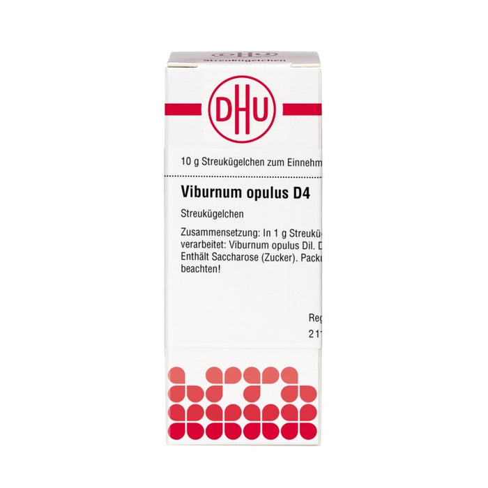 DHU Viburnum opulus D4 Streukügelchen, 10 g Globules