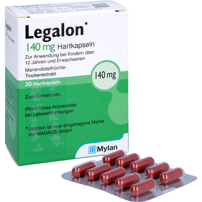 Legalon 140 kohlpharma Hartkapseln, 30 St. Kapseln