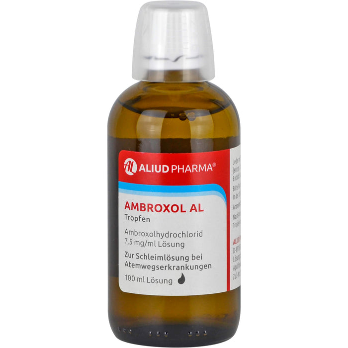 Ambroxol AL Tropfen zur Schleimlösung bei Atemwegserkrankungen, 100 ml Solution