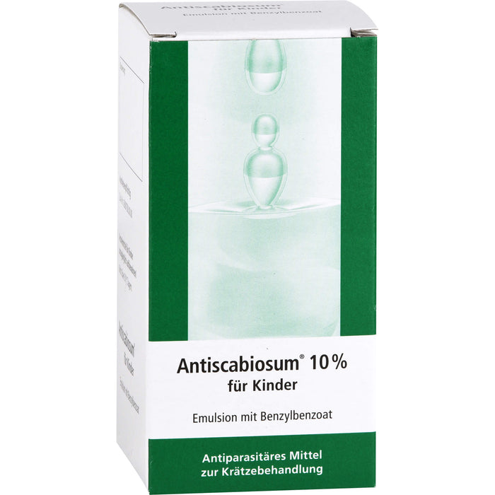 Antiscabiosum 10 % für Kinder Emulsion gegen Krätze, 200 g Solution