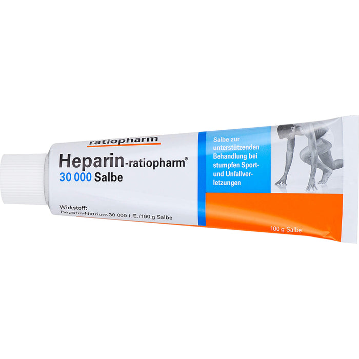 Heparin-ratiopharm 30 000 Salbe bei Prellungen, Zerrungen und Blutergüssen, 100 g Ointment