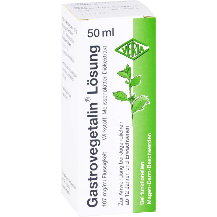 Gastrovegetalin Lösung bei Magen-Darm-Beschwerden, 50 ml Lösung