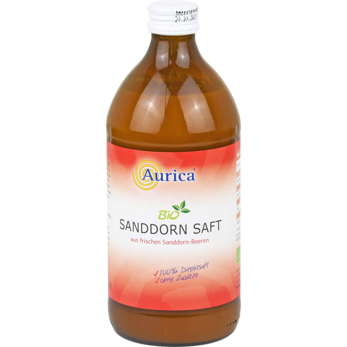 Aurica Sanddorn 100% Direktsaft BIO, 500 ml Solution