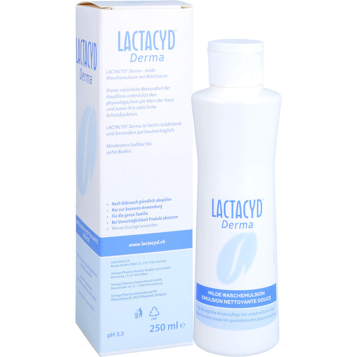 LACTACYD Derma milde Waschemulsion, 250 ml Solution