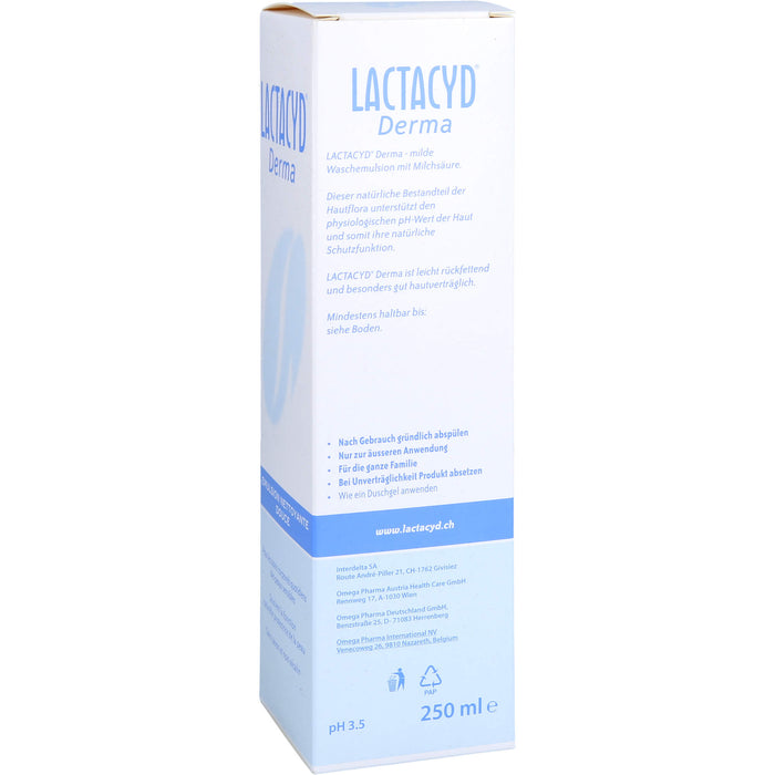 LACTACYD Derma milde Waschemulsion, 250 ml Solution