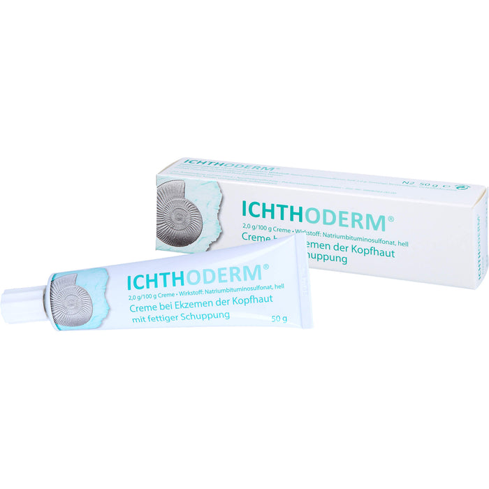 Ichthoderm Creme bei Kopfhautentzündungen, 50 g Crème