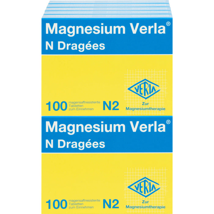 Magnesium Verla N Dragées bei Magnesiummangel, 1000 pcs. Tablets