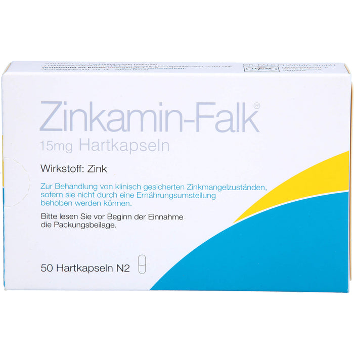 Zinkamin-Falk 15 mg Hartkapseln, 50 St. Kapseln