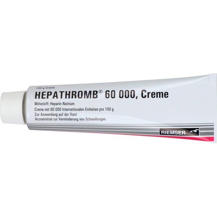 RIEMSER Hepathromb 60 000 Creme zur Verminderung von Schwellungen, 150 g Cream