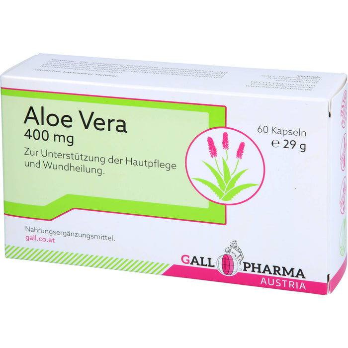 GALL PHARMA Aloe Vera 400 mg GPH Kapseln, 60 pcs. Capsules