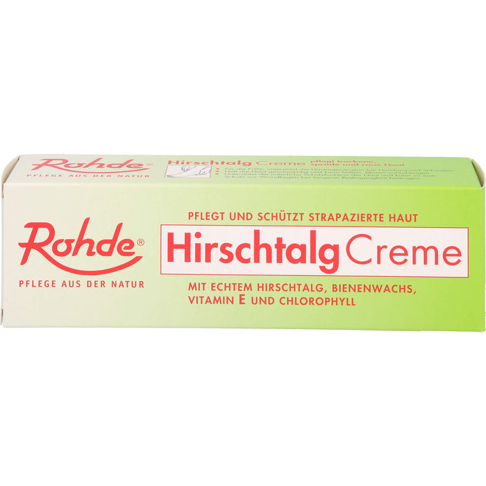 Rohde Hirschtalg Creme, 100 ml Cream