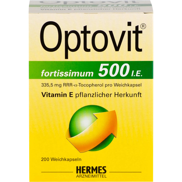 OptoVit fortissimum 500 I. E. Weichkapseln, 200 pcs. Capsules