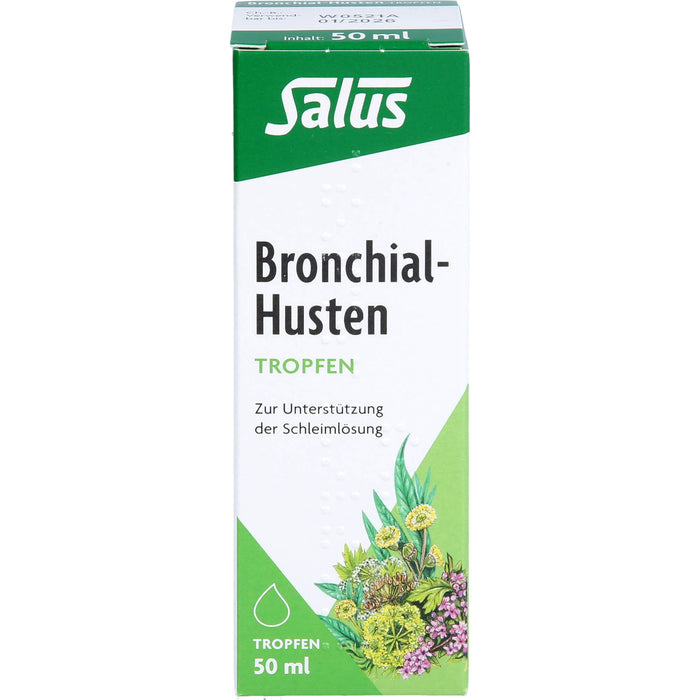 Salus Bronchial-Husten-Tropfen zur Unterstützung der Schleimlösung, 50 ml Solution