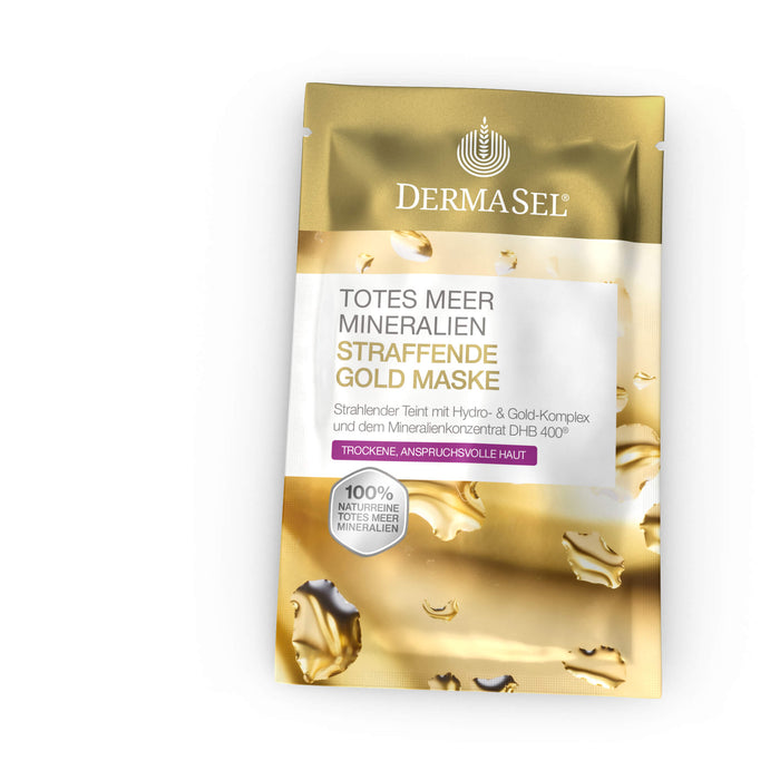 DERMASEL Totes Meer Mineralien straffende Gold Maske, 12 ml Face mask